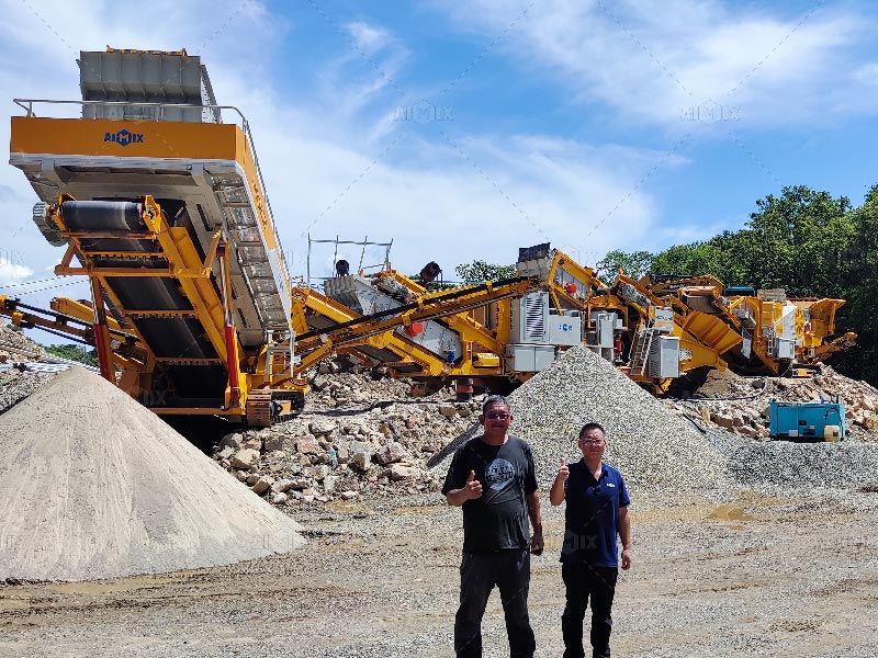 AIMIX Planta Trituradora de Piedra en Malasia