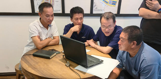 Ingenieros de AIMIX y Nuestros Clientes