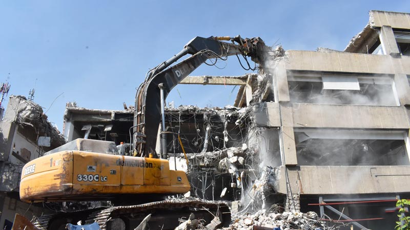 Demolición de Edificaciones Viejas en México