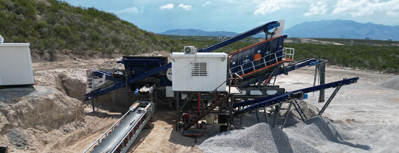 Planta Chancadora Cónica Móvil 4 en 1 En México