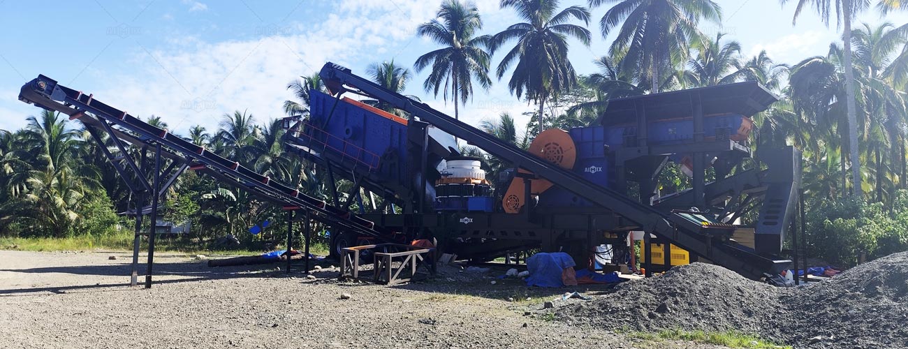 4 en 1 Trituradora Móvil para Trituración Secundaria
