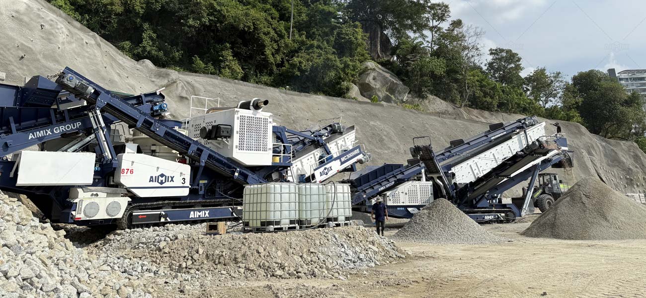 Trituradoras Móviles de Piedra en México sobre Orugas 2 en 1