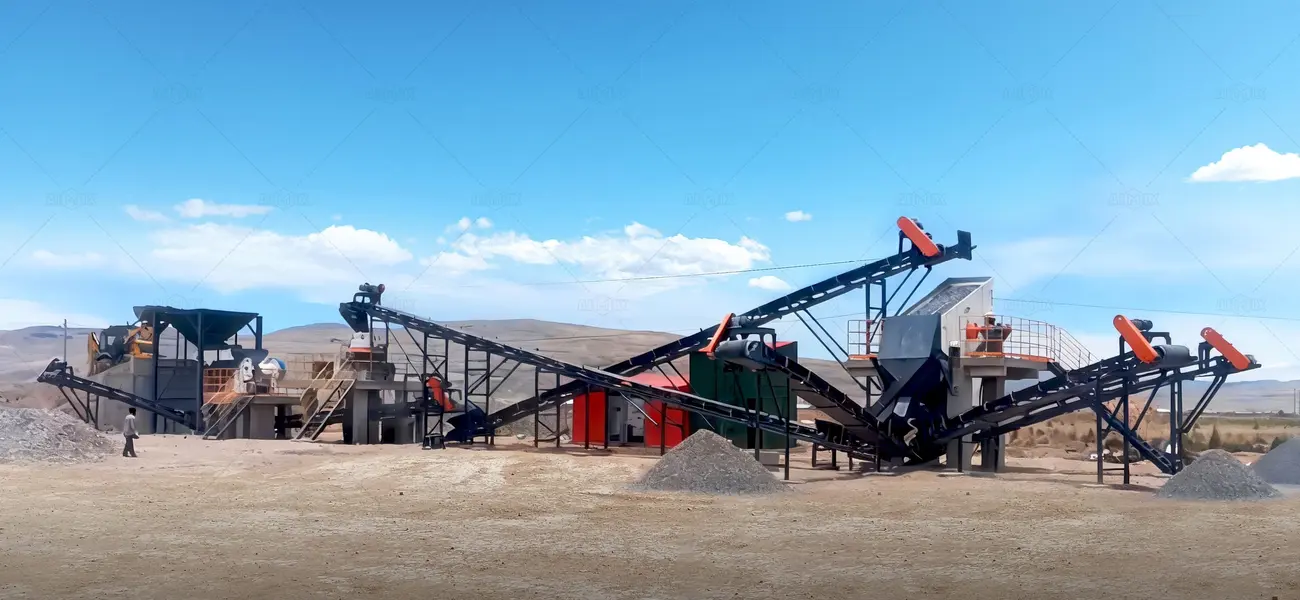 Planta Trituradora de Piedra Estacionaria en Perú con Precio Razonable