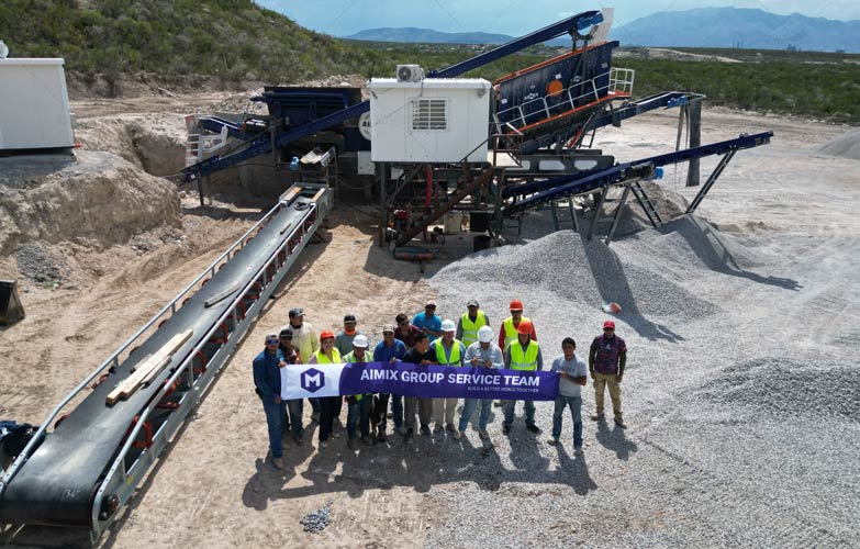 Planta Chancadora Móvil de Áridos 4 en 1 para México