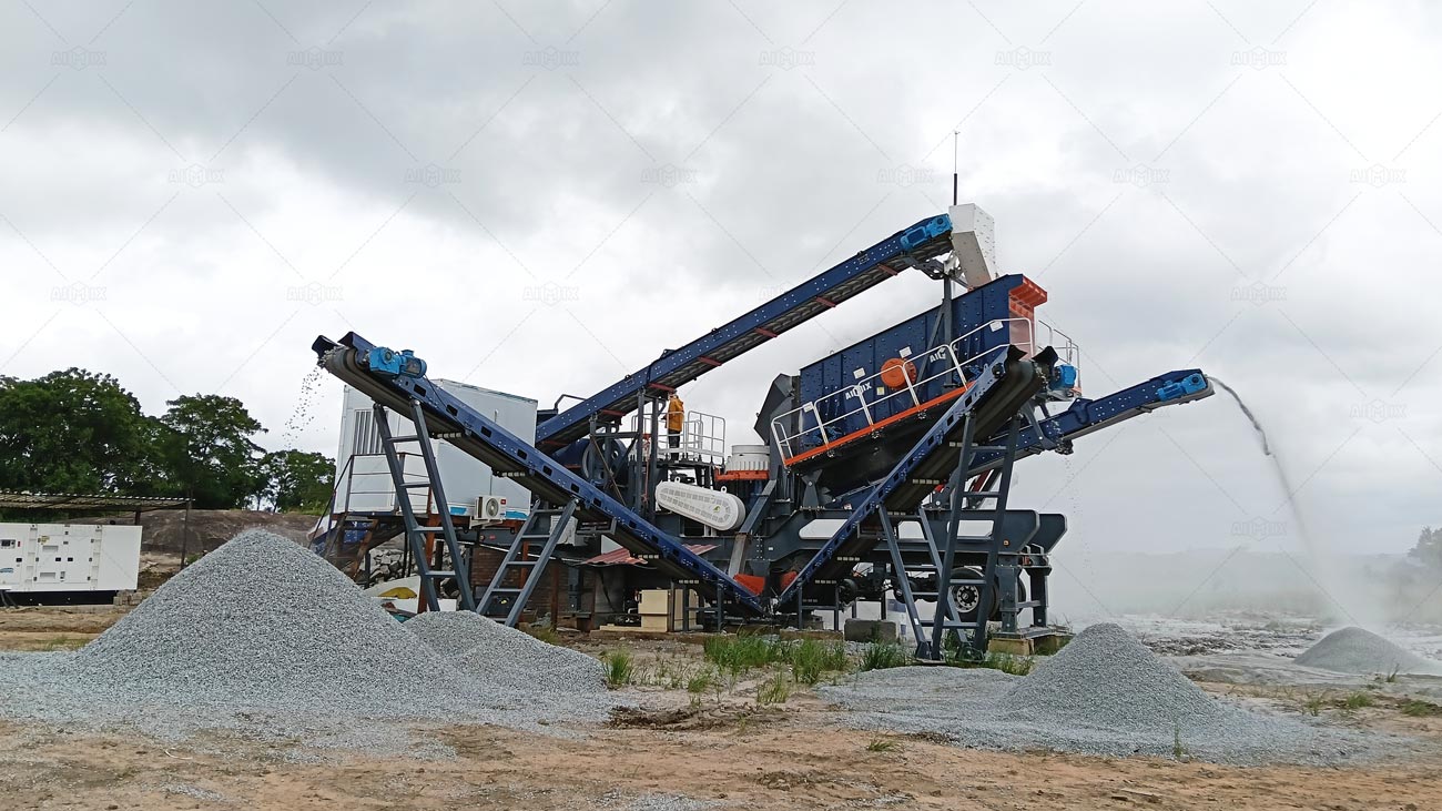 Planta de Áridos Móvil de AIMIX en Zimbabue