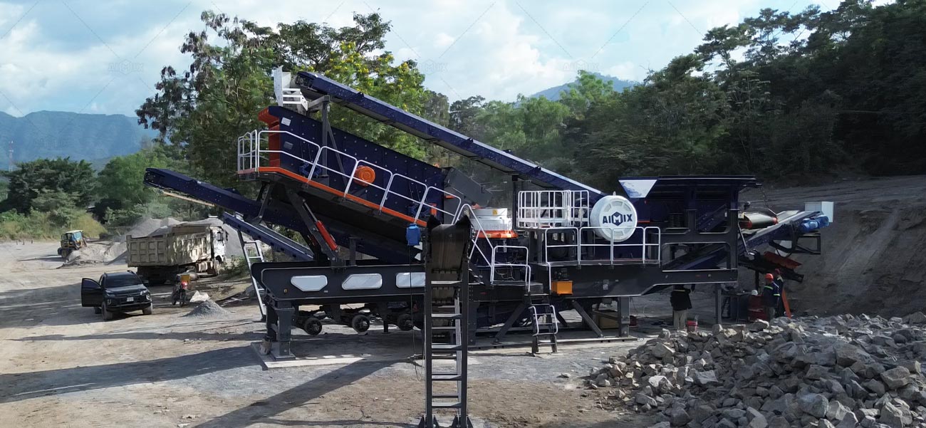 Planta de Áridos Tipo Móvil 4 en 1 de Calidad