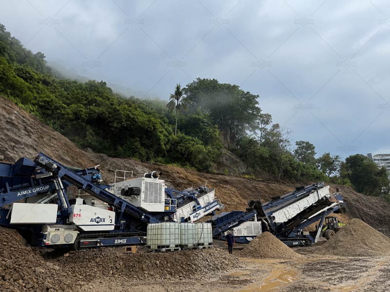 Trituradora de Rocas de AIMIX para América Latina