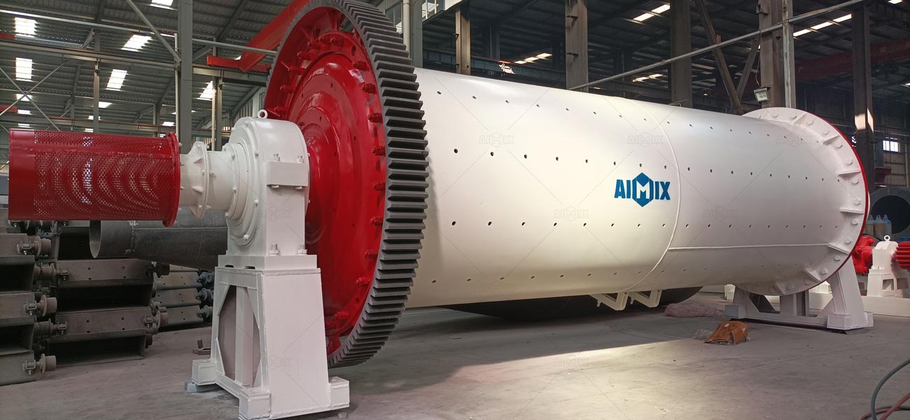 Molino de bolas de AIMIX para molienda de minerales, equipo robusto para procesamiento de cobre, oro y hierro en minería