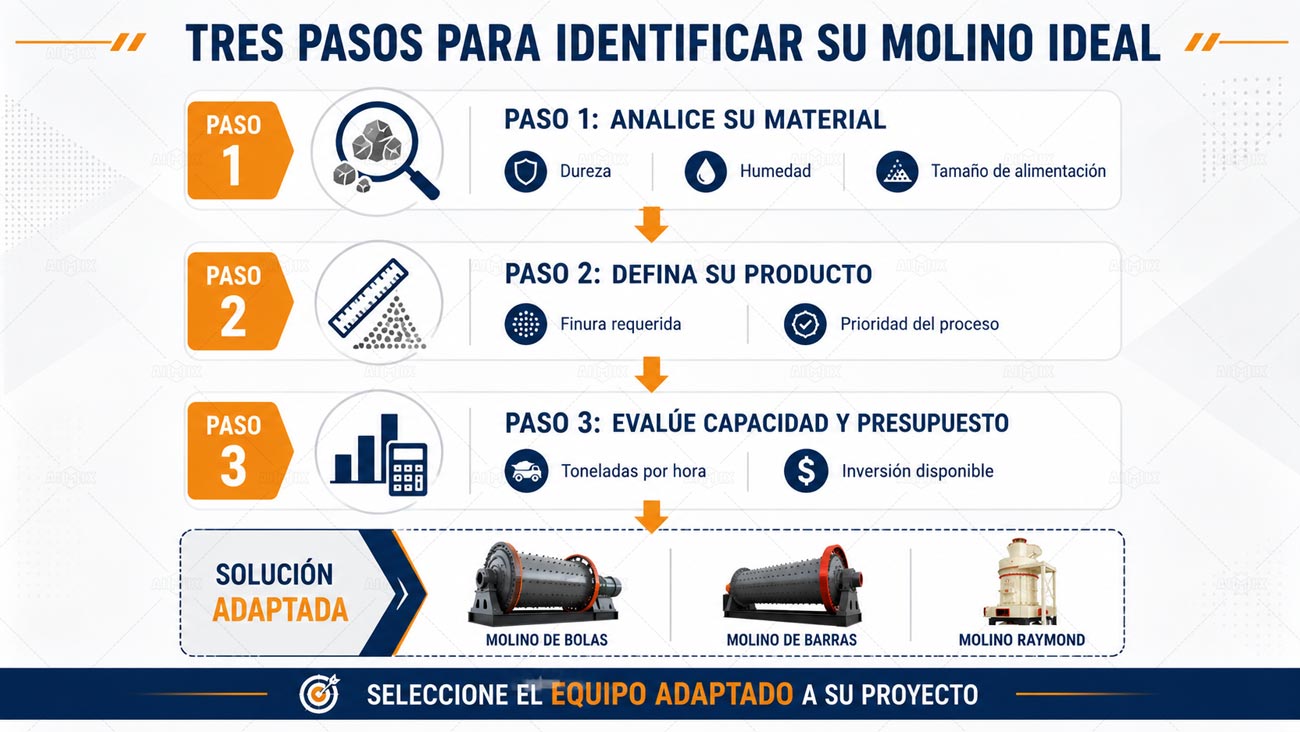 Tres Pasos para Identificar Su Molino Ideal